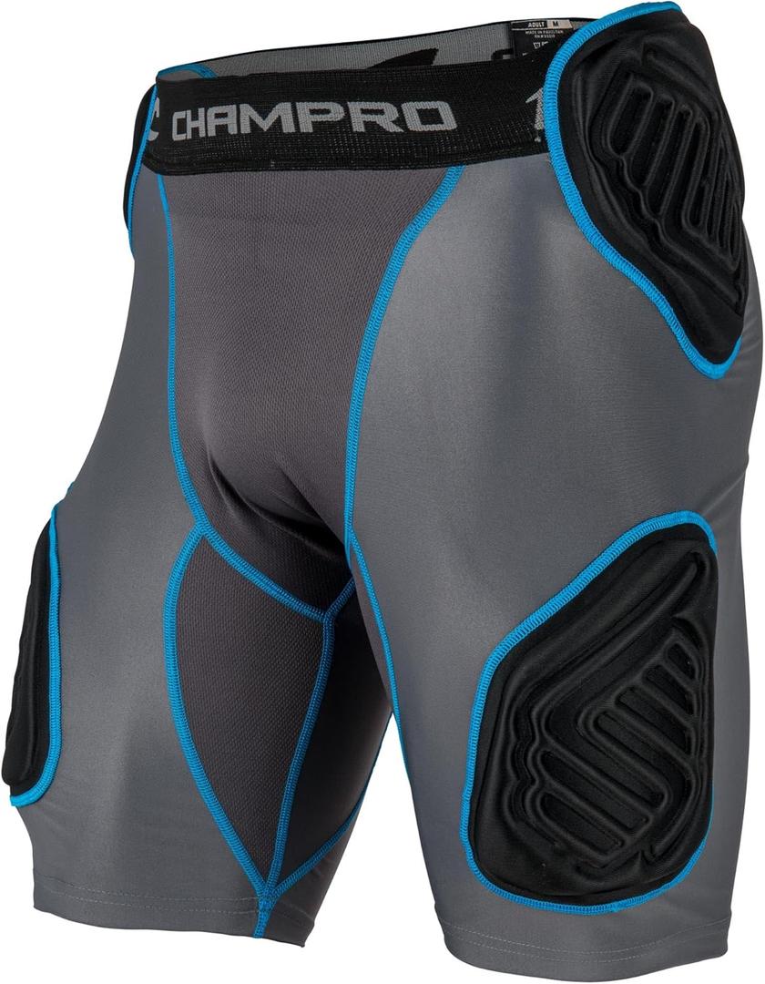 CHAMPRO Bull Rush 5-Pad Integrated Girdle, Size S