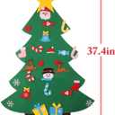 B bangcool DIY Felt Christmas Tree 26Pcs Xmas Ornaments 3.2ft DIY Christmas Tree Wall Hanging Xmas Gifts Christmas Decorations