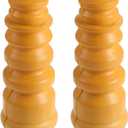 X AUTOHAUX 2pcs 5.7 Inch Rear Suspension Bump Stop Strut Bumper Bump Stop for Volkswagen Jetta 2002-2005 1J0512131 Rubber Orange