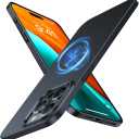 TORRAS Magnetic Slim Fit Designed for iPhone 15 Pro Case 2023, [Compatible with MagSafe] [Ultra Thin] Protective Matte Hard PC Cover Anti-Scratch Phone Case for iPhone 15 Pro, Black Titanium