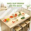 Glass Cutting Board for Kitchen Counter, HQAUT Tempered Glass Cutting Board for Countertop with Non-Slip Feet, Scratch, Heat and Shatter Resistant, Easy to Clean, (5''x7'',8''x10",10''x14'') (set of 4)