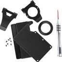 Classico Slim Wallet with Airtag Holder - RFID Blocking, Minimalist Metal Wallet for Men (Black)