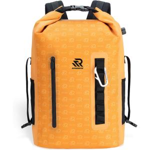 Premium Roll Top Closure Cooler Backpack | Kayaking Beach Paddle Boarding Watersports, 24 Hours Insulated Leak Proof Zipperless Soft Cooler for Men for Fishing