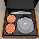 Electric Whiskey Smoker Kit with Adjustable Smoke Control (060s), Cocktail Smoker Kit with 6 Wood Chips, No Butane Needed, Old Fashioned Smoker Kit, Bourbon Gifts for Men, Wood Grain