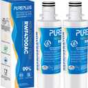 PUREPLUS 9980 Replacement for LG LT1000P Kenmore ADQ747935, LT1000, LT1000PC, MDJ64844601, ADQ74793501, ADQ74793502, LMXS28626S, LMXS30796S, Refrigerator Water Filter, Model: RWF4700AC, 2Pack