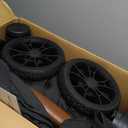 Bebehoo Lightweight Travel Baby Stroller, Foldable Portable Airplane Compact Umbrella Strollers for Toddler 1-3 Years (Full Canopy,Black)