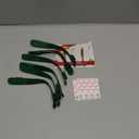 Command Garland Holder, Fireplace Mantle Garland Holder for Displaying Garlands, Wreaths, and Holiday Decor Without Leaving Damage, Holes, or Residue, Holds 2lbs, Green, 6 Pack