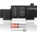 A1502 A1582 A1493 77.52Wh Laptop Battery Replacement for MacBook Pro 13 inch Retina A1502 (Late 2013 Early 2015 Mid 2014) ME864 ME865 ME866 MGX72 MGX82 MGX92 MF839 MF840 EMC2835 2875 11.34V