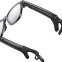 AI Smart Glasses with Camera 4K for Men & Women, 800W Anti-Shake Camera Glasses with Chat GPT, Video Recording Dual Mic,Bluetooth Translation Glasses with 160+ Languages,Color-Change Lens -Black