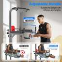 RELIFE REBUILD YOUR LIFE Pull Up Bar Free Standing Power Tower for Home Gym