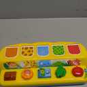 Interactive Pop up Animal Toys with Music & Light, Montessori Cause and Effect Toys for 1 Year Old Boy Girl Early Learning Musical Baby Toy 9-12-18 Months STEM Toddler Toy Age 1-2 Gift for Infant