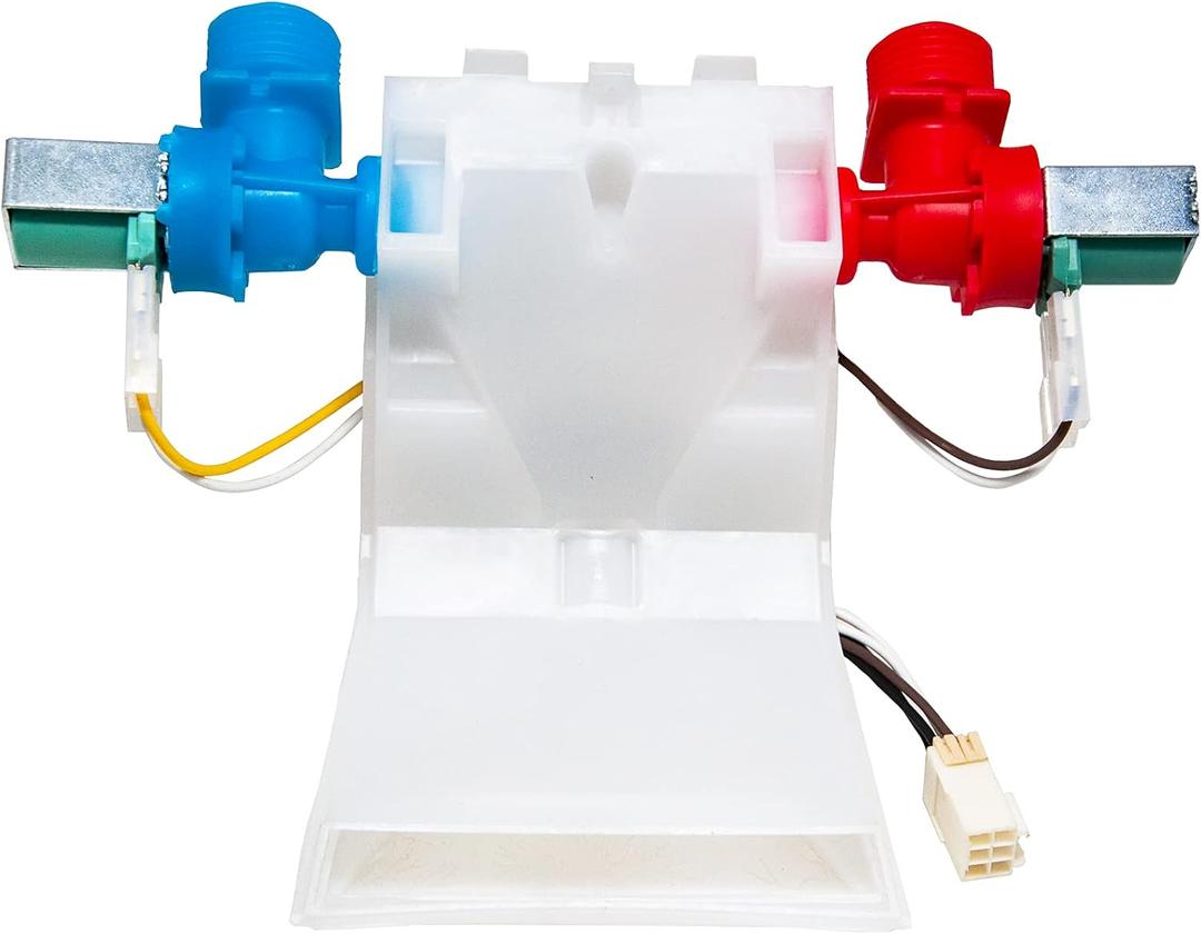 W10144820 Washer Water Inlet Valve Washing Machine Replacement Part Replace WPW10144820, WPW10144820VP, W10311458, AP4371093, AP6015761, EAP11749042, PS11749042, W10140914, etc, Small