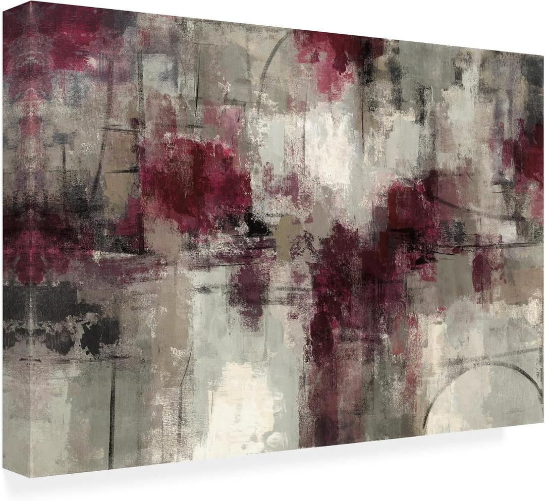 Wrapped Canvas Wall Art - Silvia Vassileva 'Stone Gardens' Wall Art for Living Room, Bedroom, or Office Dcor - 22x32