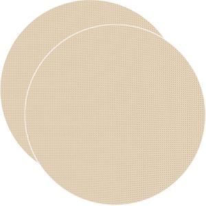 2Pcs Round Recliner Floor Protector Recliner Pads Swivel Chairs Recliners Rug for Floor Circle Anti Slip Furniture Pads Rubber Non Skid Furniture Gripper Mats