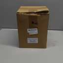 Bamboo Crochet Bag Organizer, Wooden Woven Yarn Storage Basket for Knitting & Crochet Supplies, Portable Yarn Holder for Skeins, Hooks & Needles, Natural Wood Color, 8.7 x 7.5 x 7 in