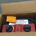 Milkhouse Electric Space Heater 1500W Portable Heater with Manual Control Fan-Only Mode Overheating & Tip Over Protection for Indoor Use WEWARM Red