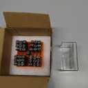 HORUSDY 37-Piece Number and Letter Stamp Set 1/4 (6mm) (A-Z & 0-9 + Stars) Punch Perfect for Imprinting Metal Stamping kit, Plastic, Wood, Leather