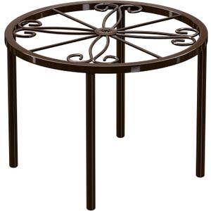 bussdis 1 PCS Plant Stand,-Heavy Duty Metal Stand Decorates Plants, Anti-Rust Flower Pot Stand, Round Plant Rack for Room Indoor and Outdoor Courtyard,Gardens, Brown.