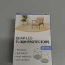 VIUME 24 Pcs Chair Leg Floor Protectors for Hardwood Floors Silicone Covers to Protect Wood Tile Floors Scratches Felt Pads Furniture Leg Caps Reduce Noise (Fit:0.9"-1.29")