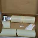 Enido Flameless Candles Led Candles Pack of 5 Battery Candles (D2.15'' x H4''5''6'') Waterproof Outdoor Indoor Candles with 10-Key Remotes and Cycling 24 Hours Timer (Plastic)