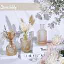 TBWIND Glass Bud Vase Set of 24, Small Amber Flower Vases for Centerpieces in Bulk, Mini Vintage Vase for Wedding Decor, and Home Table Dcor