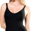 kaeruskin Eco Sustainable Shapewear Bodysuit - Seamless Tummy Control Shapewear  Sculpting Shapewear Bodysuits for Women (X-Large, Black)