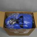 Kanayu 14 Pcs Boxing Gloves and Headgear Set for Beginners Youth 16 Ounce Boxing Gloves Headgear Helmet Hand Wraps Mouth Guards Equipment for Beginners Training Equipment Gifts (Black, Blue)