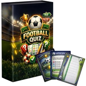 JOH 2026 World Cup Soccer Trivia Card Game - 200+ Soccer Trivia Questions - Ultimate Football Knowledge Game for Family Soccer Game Night, Tailgates, Party | Fits 2-8 People