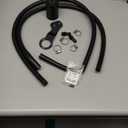 Mishimoto MMBCC-F2D-08BE Baffled Oil Catch Can Kit, Compatible with Ford Powerstroke 6.4L, 2008-2010