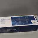 VOLPONE Glass Bathroom Shelf 15.7in Bathroom Shelf Wall Mounted Floating Glass Shelves with Towel Holder Glass Shelf for Bathroom 2 Tier (Sliver)