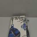 AVOIN colorlife Merry Christmas Joy Xmas Trees Blue and Black Throw Pillow Covers, 20 x 20 Inch Christmas Winter Holiday Cushion Case Decoration for Sofa Couch Set of 4