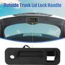 X AUTOHAUX Rear Outside Trunk Lid Lock Handle for Hyundai Sonata 2015-2017