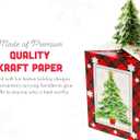 2 x Gia's Kitchen Christmas Treat Gift Containers, 20 Pack - 3D Christmas Gift Boxes to Hold Delicious Holiday Treats - Perfect Cookie Holders for Gift Giving, Party Favor Bags - Festive Farm