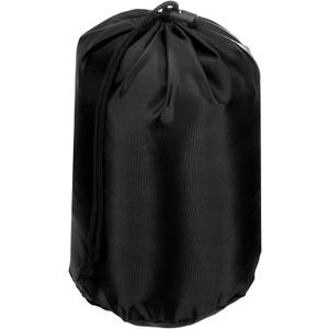 PATIKIL Stuff Sack, Waterproof Outdoor Storage Sack Portable Drawstring Dust Flap Bags Lightweight Sleeping Bag for Camping Hiking Travel (9 x 16 Inch, Black)