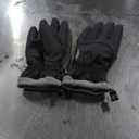 Rivmount Winter Waterproof Ski Snow Warm Gloves for Women Men, Windproof Cold Weather Thermal with Touchscreen Fingers, for Running Driving Cycling Hiking Biking Outdoor Sports Daily Work (Medium, Black)