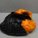 XYZCTEM Motorcycle Cover,All Season Black&Orange Waterproof Outdoor Sun Motorcycle Cover,Fits up to 108" Motors