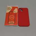 Vooii Compatible with iPhone 13 Case, Liquid Silicone Upgrade [Camera Protection] [Soft Anti-Scratch Microfiber Lining] Shockproof Phone Case for iPhone 13 6.1 inch - Red