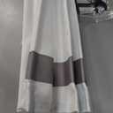 LazBlinds No Drill Cordless Roman Shades, 23'' W x 64'' H, White-Grey