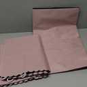 Navhao Solid Thicken Bunk Blackout Bed Curtains Cloth Privacy Bed Canopy (Pink, 45.3" W x 78.7" L (Pack of 2))