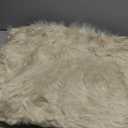 LLB Genuine Sheepskin Area Rug Wool Rug Fur Carpet Fluffy Shaggy Fur Rug for Living Room Kids Bedroom Real Sheepskin Throw Lambskin Rugs Sofa Mat Chair Seat Covers (Cream Brown, 2 x 6 ft Sheepskin)