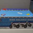 KRIDDO Toddler Balance Bike 2 Year Old,12 Inch Push Bicycle with Customize Plate (3 Sets of Stickers Included), Steady Balancing, Gift Bike for 2-5 Boys Girls, Black