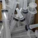 100 Packs Syringes for Jello Shot, 20mL Party Jello Shot Syringes with Cap BPA-free, Washable, Halloween, Thanksgiving day, Christmas, Party Nurses, Graduation