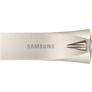 Samsung BAR Plus USB 3.2 Flash Drive, 512GB USB Standard Type-A, Speeds Up to 400MB/s, Portable Storage Memory Stick, Durable Thumb Drive Compatible with USB 3.0/2.0, MUF-512BE3/AM, Champagne Silver