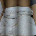 BEDELITE Faux Fur Fleece Queen Comforter Set - Fluffy & Warm Cream White Comforter Queen SizeUltra Soft and Cozy Winter Bedding Set,Fuzzy Thick Bed Set,1 Comforter and 2 Pillowcases