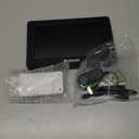 Weather Station Wireless Indoor Outdoor, Digital Thermometer with Remote Sensor, 7.5'' HD VA Display Home Weather Stations, Accurate Temperature Humidity Gauge with Weather Forecast, Atomic Clock (Black)