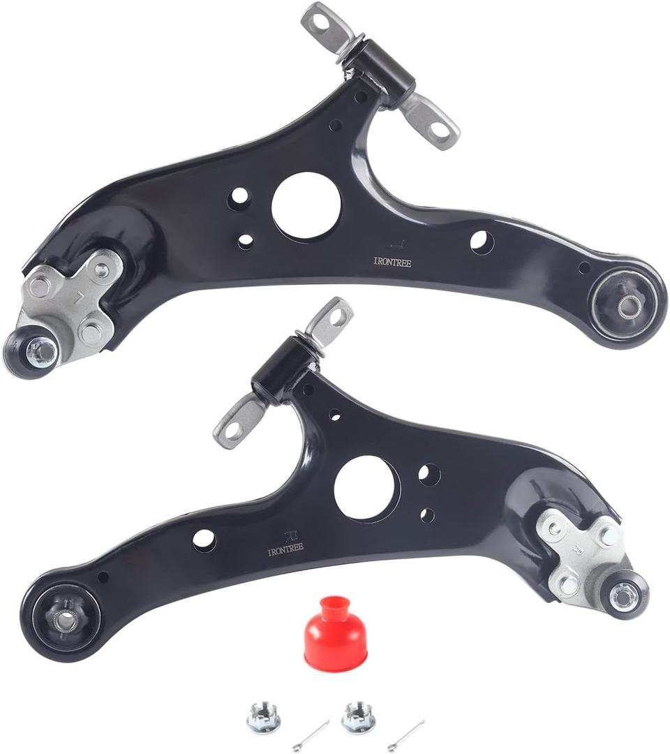 IRONTREE 2Pcs Front Left & Right Lower Control Arm K622035 K622036 and Ball Joint Assembly for Toyota Sienna 2011-2020 3.5L V6, 45D1995 45D1996