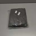 Large Canvas Tote Bag with Multi-Pockets Extra Big Shopping Beach Totes Bags Reusable Grocery Bag (Grey)