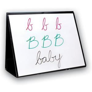 Educational Insights 3-In-1 Portable Easel - Magnetic Board, Whiteboard & Flannel Board, Classroom Must Haves