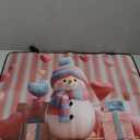 Heat-Resistant Stove Top Cover with Anti-Slip Rubber Coating – Electric Stove Protector, Scratch-Resistant, Expands Counter Space (Love Snowman, 28.5"L x 20.5"W)