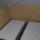 Akro-Mils 33166 Akro-Grid Plastic Slotted Dividable Modu Box Stackable Grid Storage Tote Container, (16-1/2-Inch L x 10-7/8-Inch W x 6-Inch H), (8 Pack), Gray (Grey)